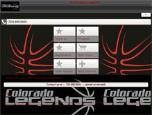 Tablet Screenshot of coloradoslegends.com